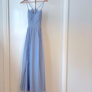 Beautiful Azazie Bridesmaid dress in cornflower blue. Size A2 worn once